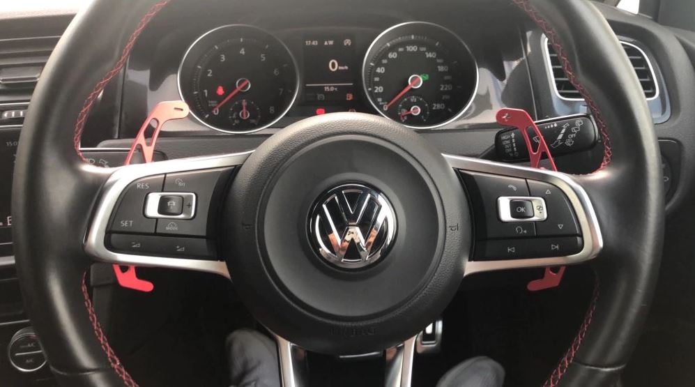 VW Aluminium Paddle Shift Extensions (Style B) – CarbonSteer